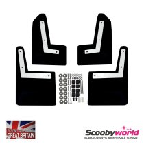 Scoobyworld 2015 STI Mudflaps Black - Choice of Logos