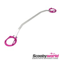 M2 Motorsport - Pink STI Style Front Strut Brace - STI & WRX 08+ Impreza Hatchback Models