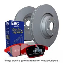 EBC PD02KF459 Subaru Impreza WRX STI (100 Pcd) (02-05) EBC Brakes Pad And Disc Kit To Fit Front