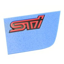 Genuine Subaru STi Rear Boot Badge 01-07 Cherry Red 93073FE710