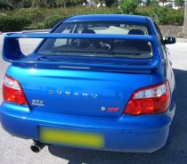 Genuine Subaru Impreza WRX STI Full Rear Badge Kit 2001-2007